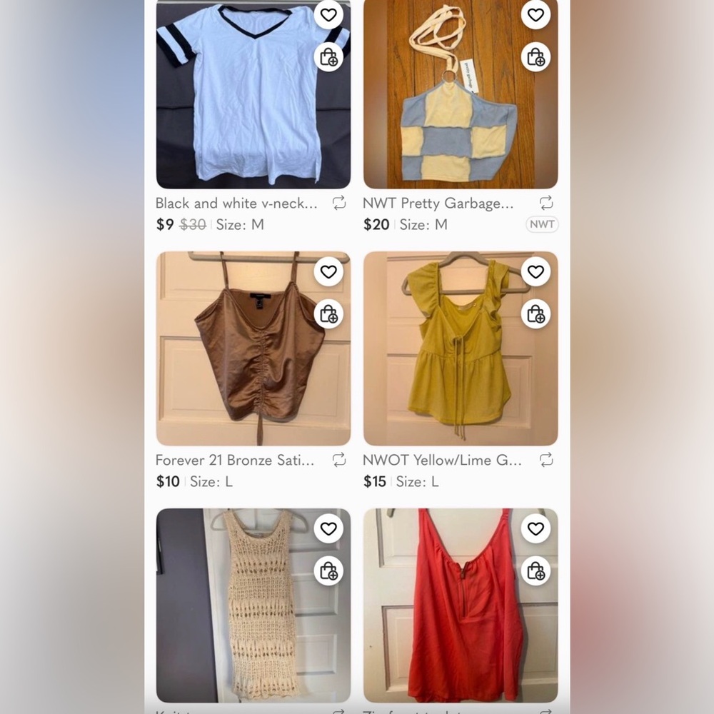 ALL Blouses in Posh Closet (68 total)